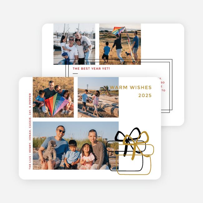 A Little Overlap Holiday Cards and Invitations - Multi