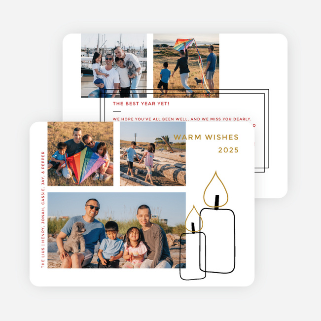 A Little Overlap Holiday Cards and Invitations - Multi