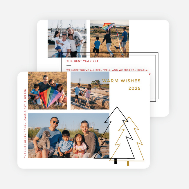 A Little Overlap Holiday Cards and Invitations - Multi