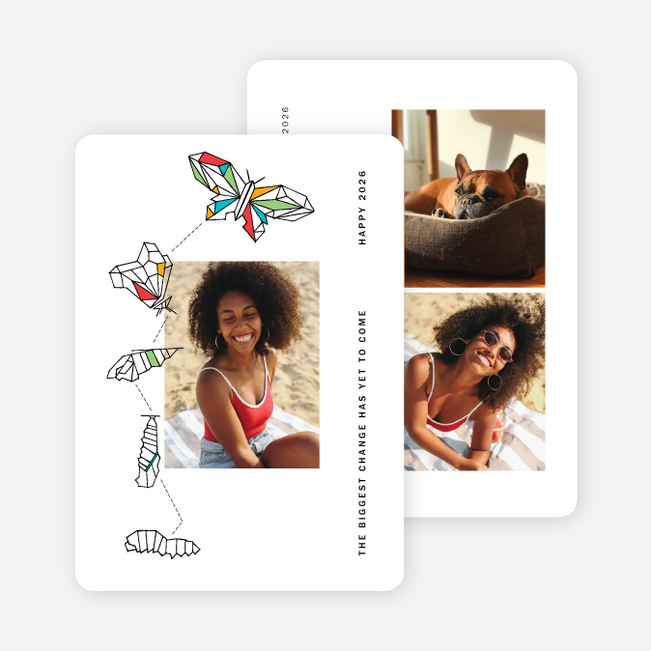 Transformation New Year Cards and Invitations - Multi