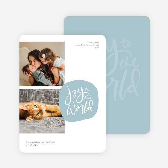 Joy For All Holiday Cards - Blue
