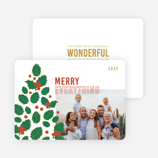 Tree Assemblage Christmas Cards - Multi