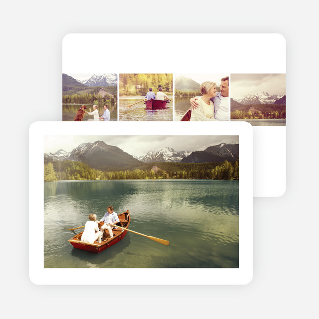 Photo-centric Holiday Cards - Black