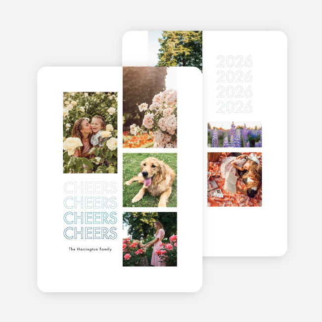 It Bears Repeating Christmas Cards - Blue