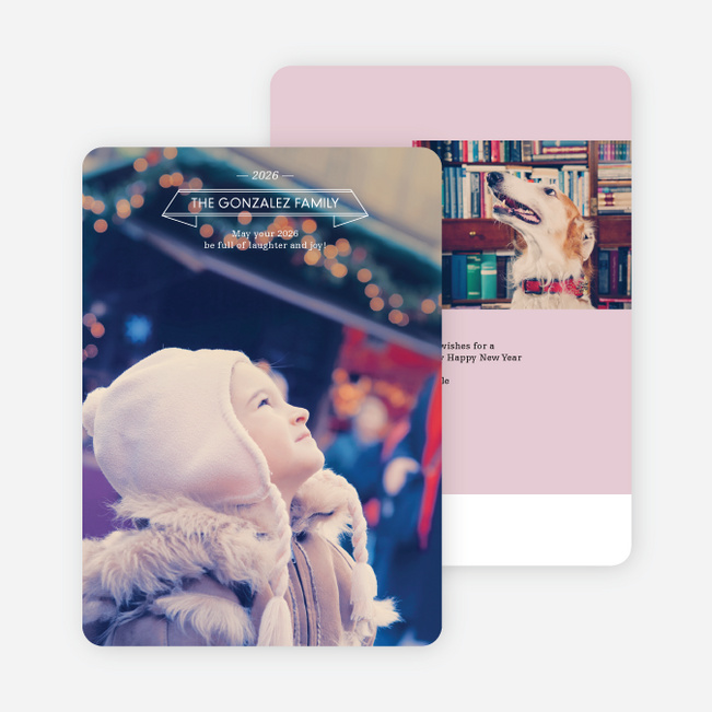 A Simple New Year’s Card - Red