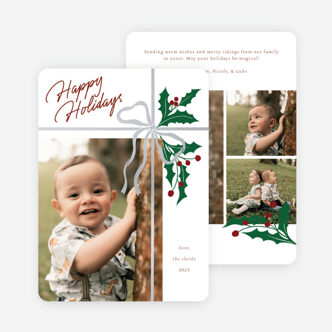 The Finishing Touch Holiday Cards and Invitations - Gray