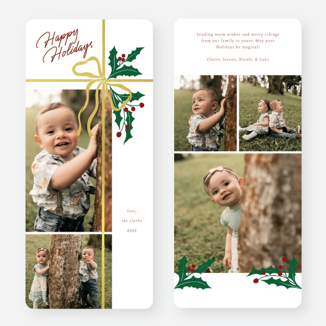 The Finishing Touch Holiday Cards and Invitations - Yellow