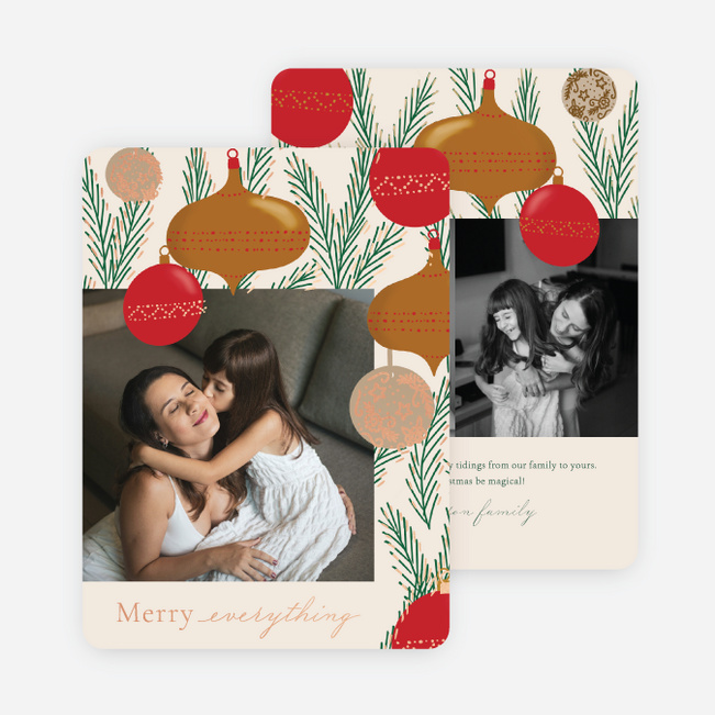 Spruced Up Holiday Cards and Invitations - Pink