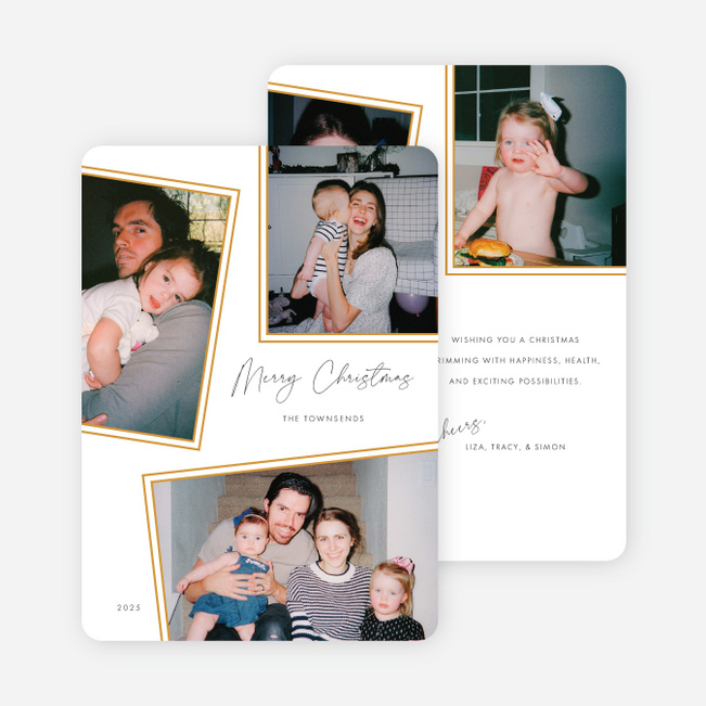 Layered in Love Christmas Cards - Yellow