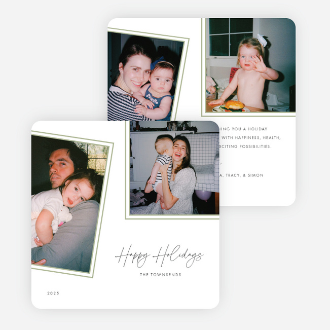 Layered in Love Holiday Cards and Invitations - Green