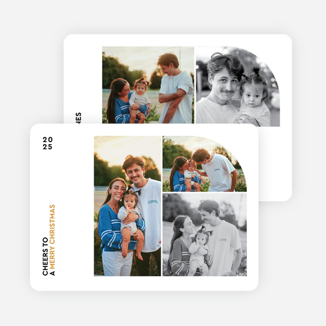 Mapped Moments Christmas Cards - Orange