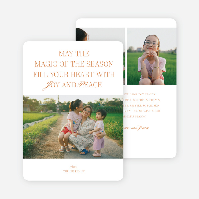 Holding Hope Christmas Cards - Orange