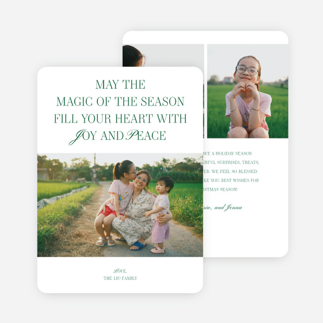 Holding Hope Christmas Cards - Green