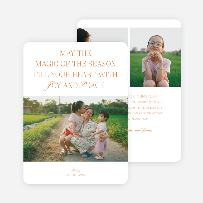 Holding Hope Christmas Cards - Orange