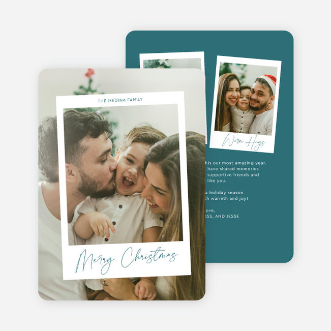 Just Captured Christmas Cards - Blue