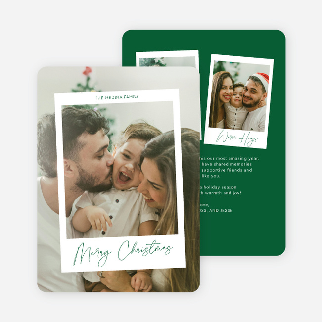 Just Captured Christmas Cards - Green