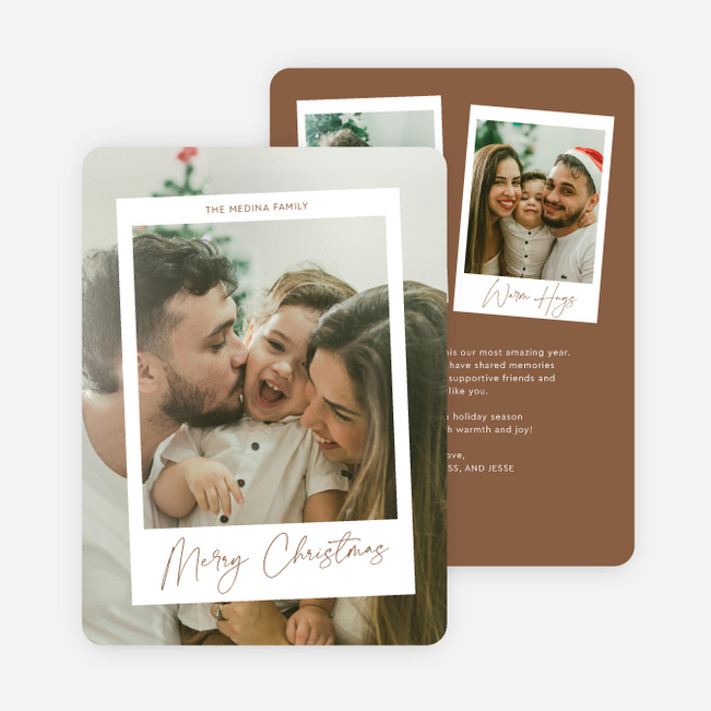 Just Captured Christmas Cards - Brown