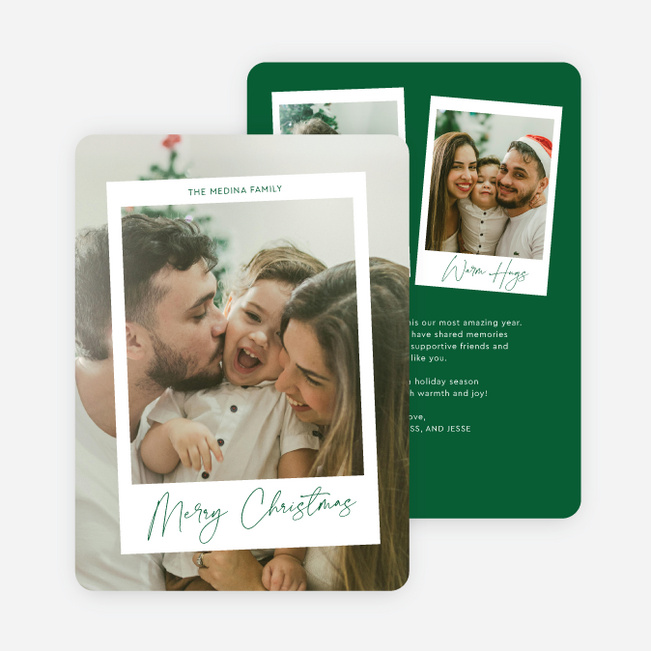 Just Captured Christmas Cards - Green