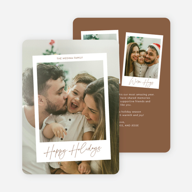 Just Captured Holiday Cards and Invitations - Brown