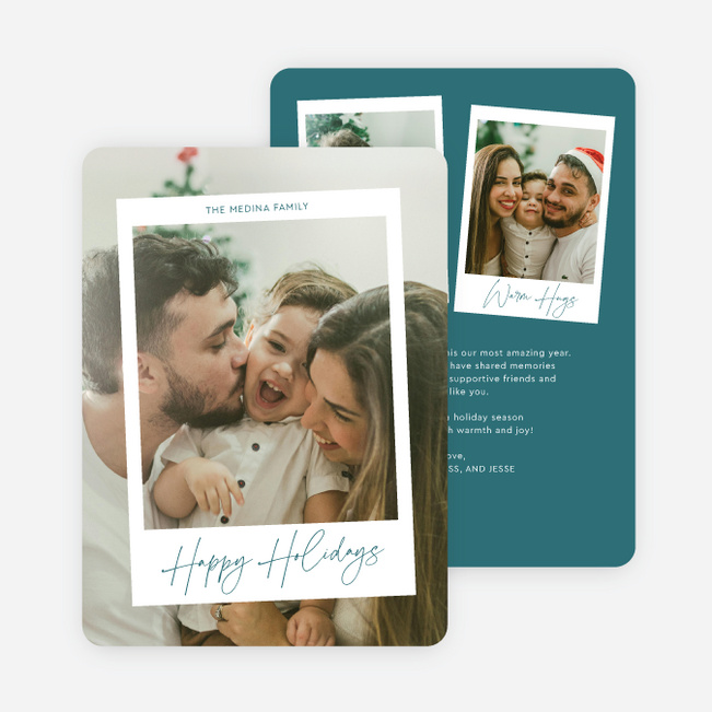 Just Captured Holiday Cards and Invitations - Blue