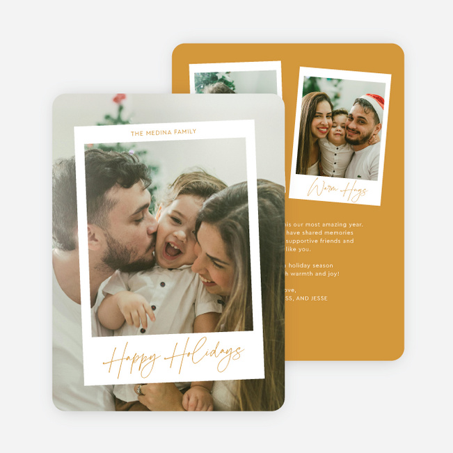 Just Captured Holiday Cards and Invitations - Yellow
