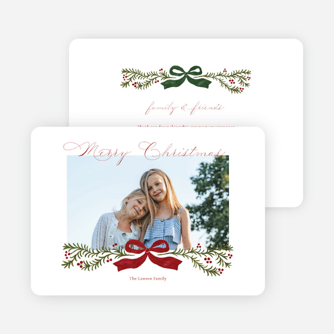 Tied & True Christmas Cards - Red