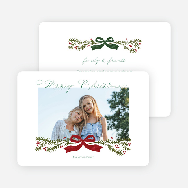 Tied & True Christmas Cards - Green