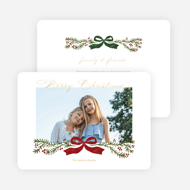Tied & True Christmas Cards - Yellow