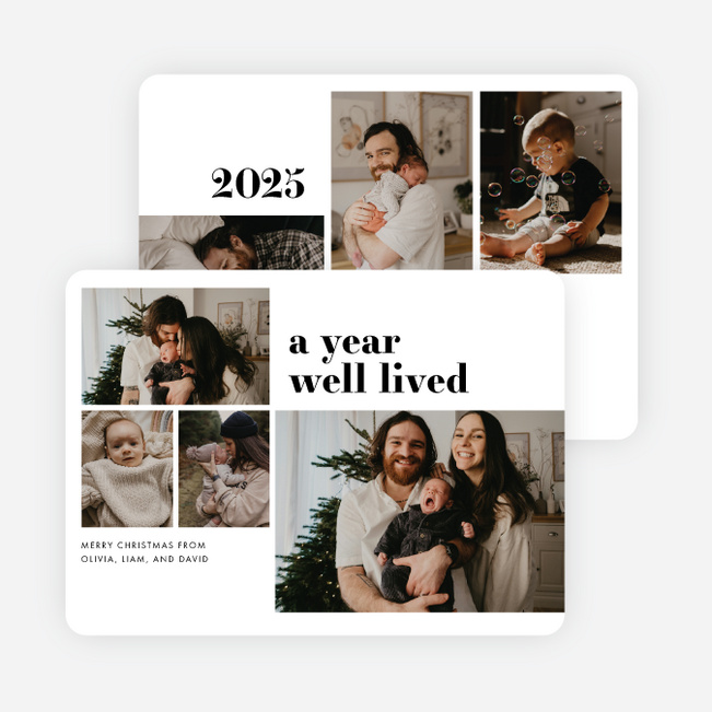 Moments that Mattered Christmas Cards - White