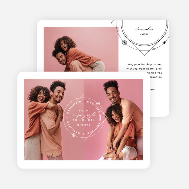 Written in the Stars Holiday Cards and Invitations - White