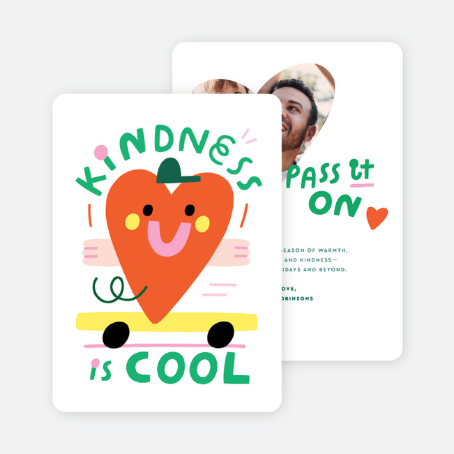 Cool to be Kind Holiday Cards and Invitations - Multi