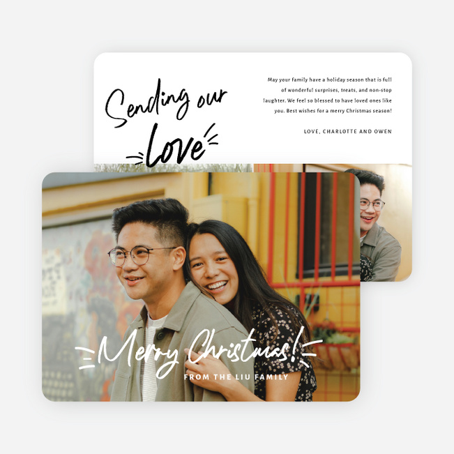 Said with Style Christmas Cards - White