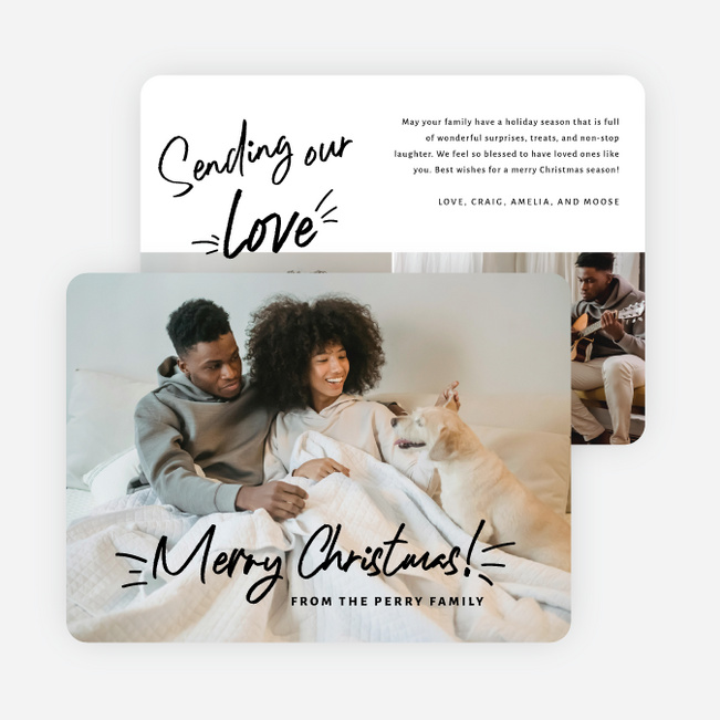 Said with Style Christmas Cards - Black