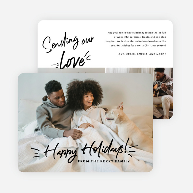 Said with Style Holiday Cards and Invitations - Black