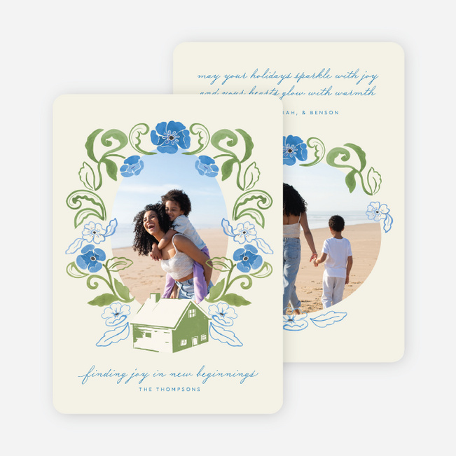 A Wilder Season Holiday Cards and Invitations - Blue
