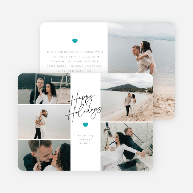 Writ in Warmth Holiday Cards and Invitations - Blue