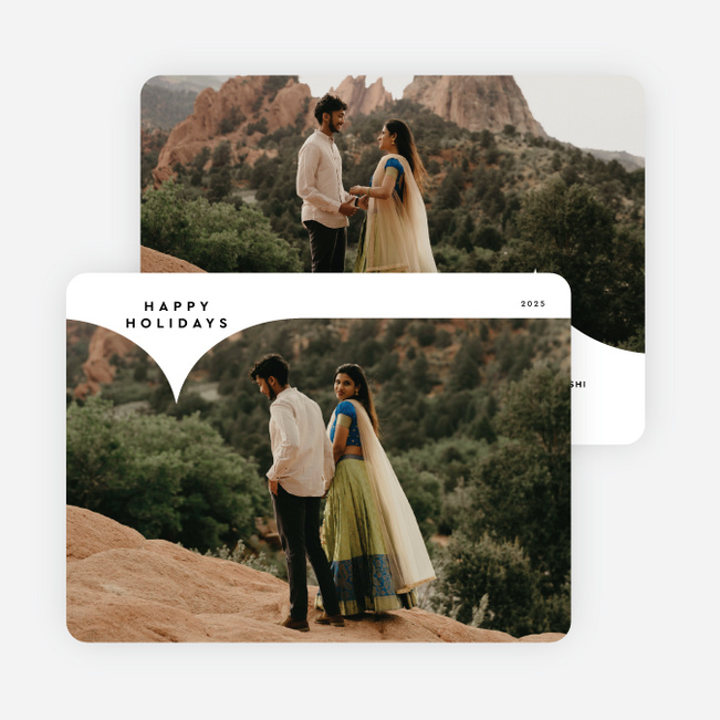 Blessings Abound Holiday Cards and Invitations - White