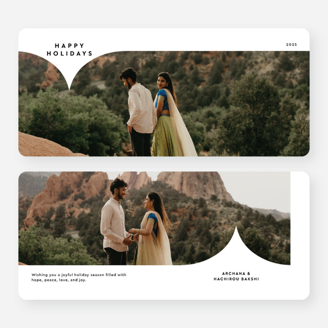 Blessings Abound Holiday Cards and Invitations - White