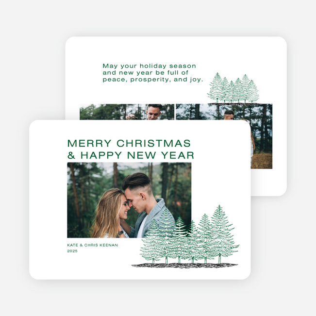 Planted Peace Christmas Cards - Green