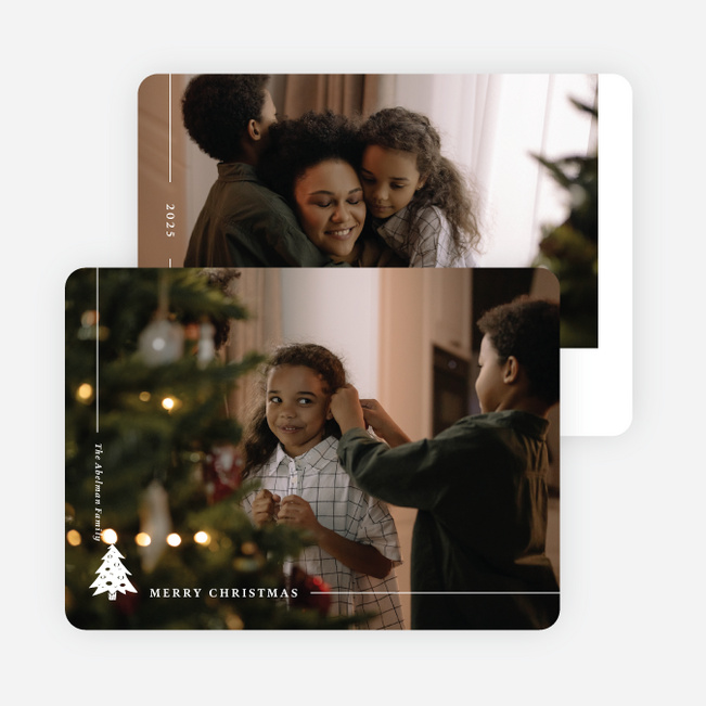 Spreading Light & Love Christmas Cards - White