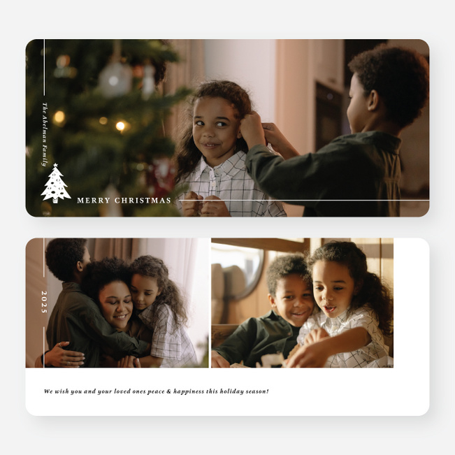Spreading Light & Love Christmas Cards - White