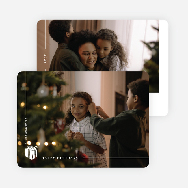 Spreading Light & Love Holiday Cards and Invitations - White