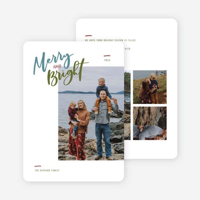 Warm Tidings Holiday Cards and Invitations - Multi