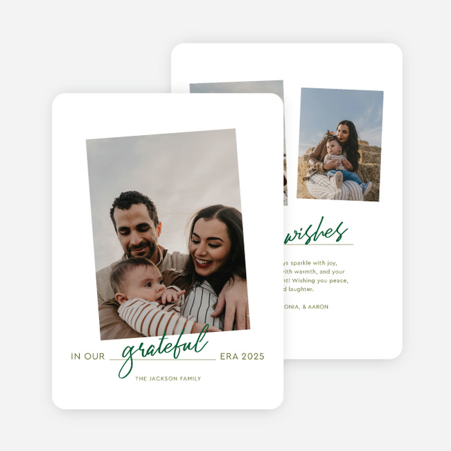 Our Own Era Holiday Cards and Invitations - Green