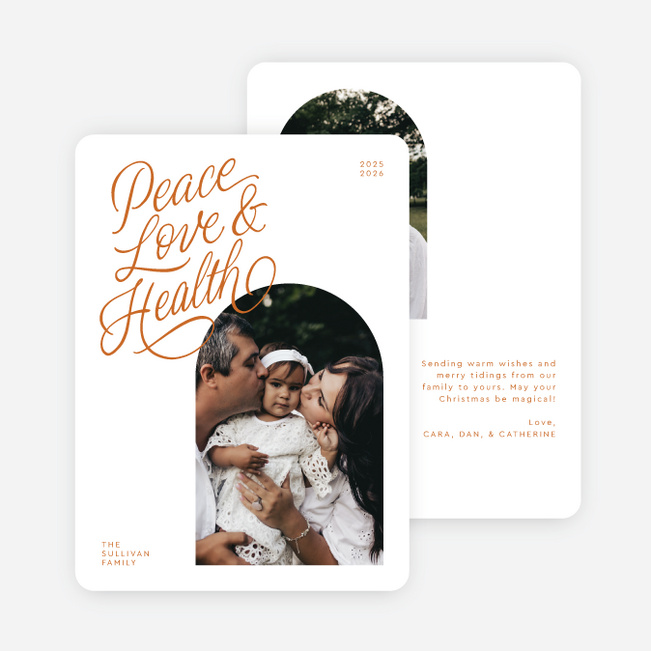 A View Worth Sharing Christmas Cards - Orange