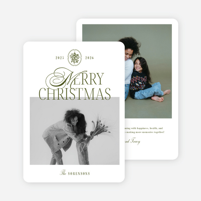 Whimsical Tales Christmas Cards - White