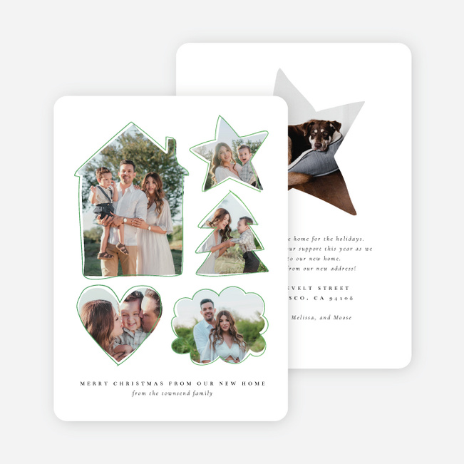 Shaped by Joy Christmas Cards - Green