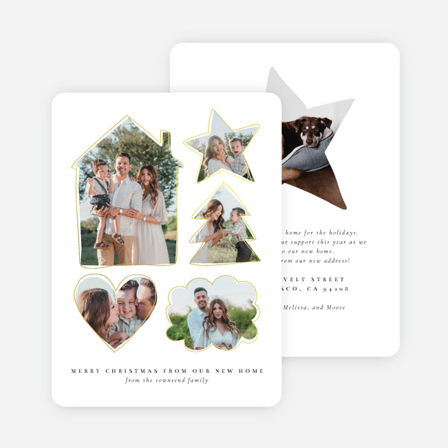 Shaped by Joy Christmas Cards - Yellow