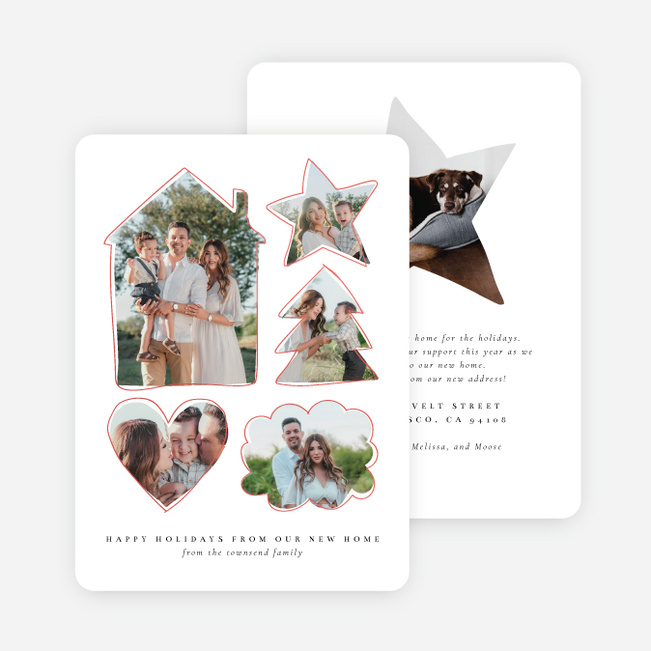 Shaped by Joy Holiday Cards and Invitations - Red