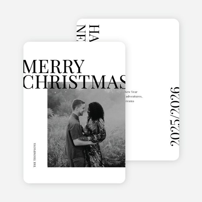 Everything Bright Christmas Cards - White